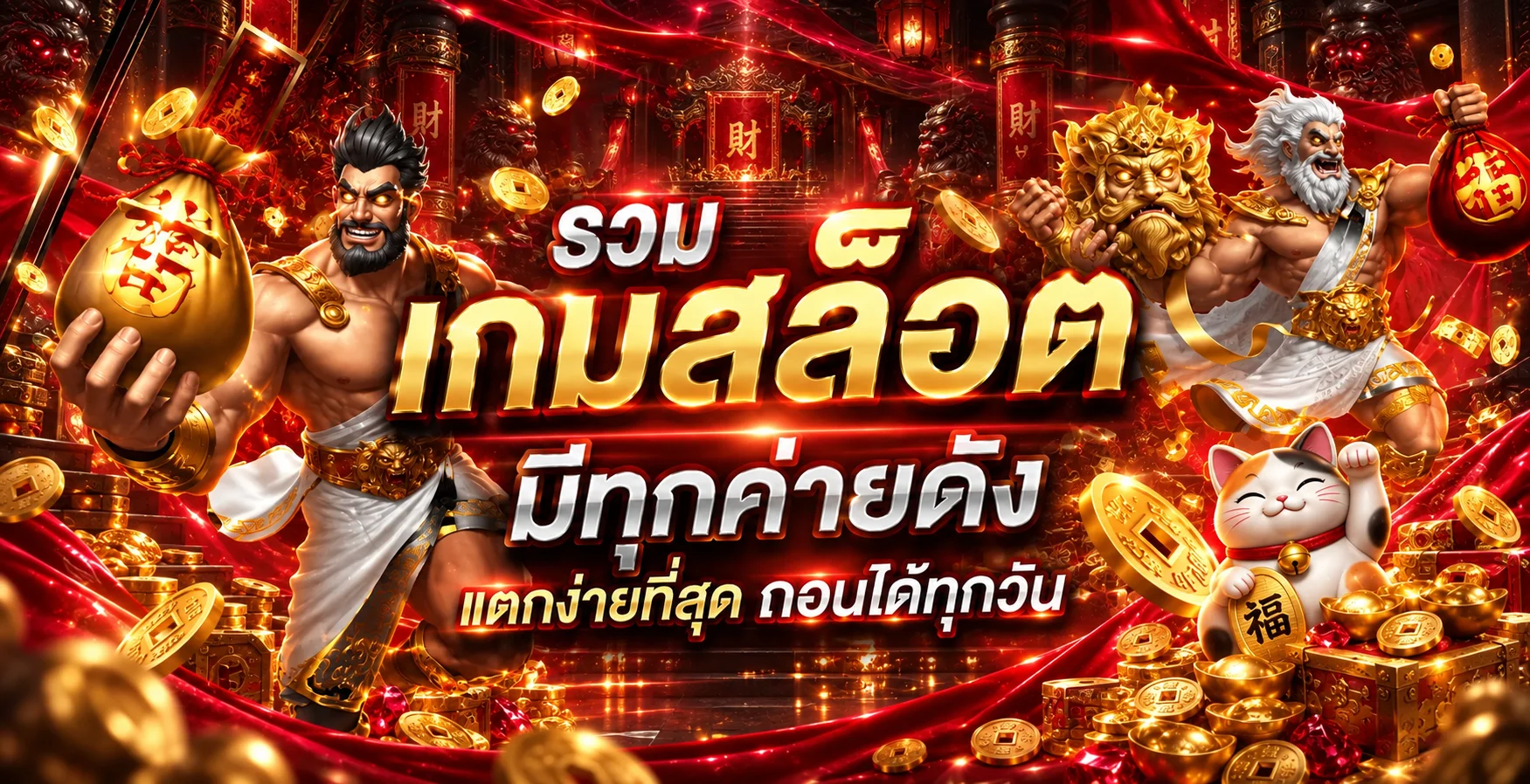 รวมเกมสล็อต MAHANAKHONCLUBX ตัวละครแฟนตาซีและเหรียญทอง